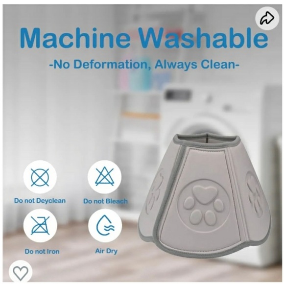 NWT Unopened Banooo soft Pet recovery cone Dog recovery cone Size Large Yellow - Picture 4 of 13